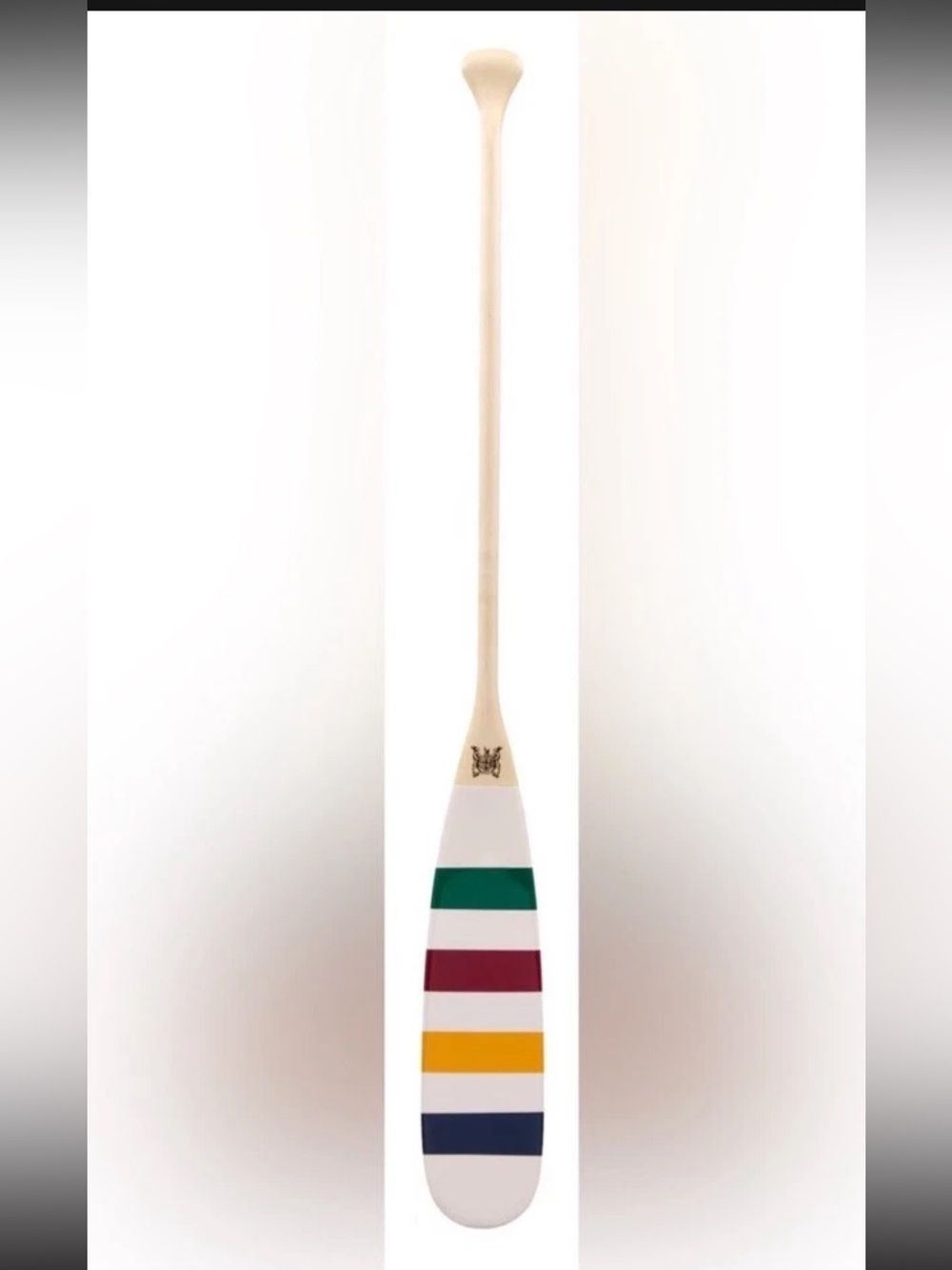 HBC STRIPES - Hudson’s Bay Stripes Wood Canoe Paddle